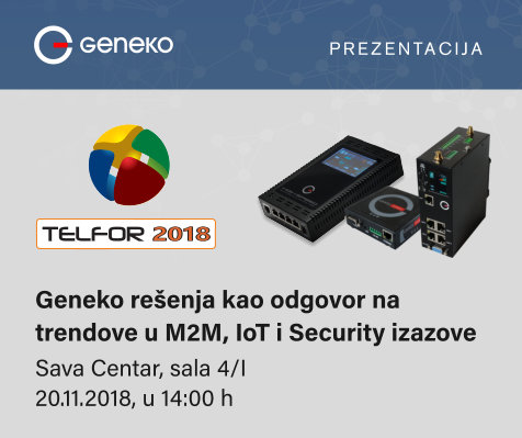 Geneko na TELFOR 2018