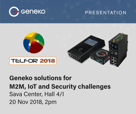 Geneko at TELFOR 2018